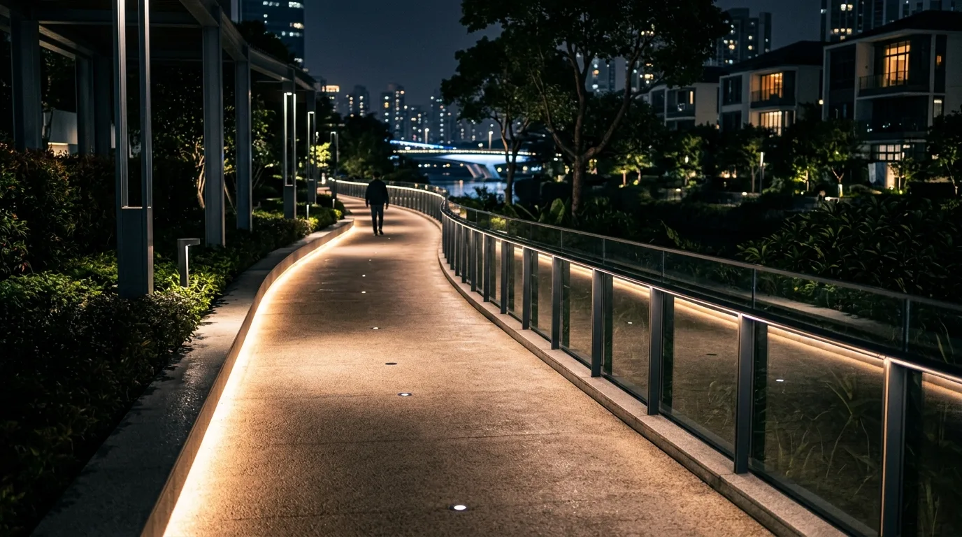 Minimal Modern Walkway Planting